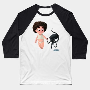 Alien friends Baseball T-Shirt